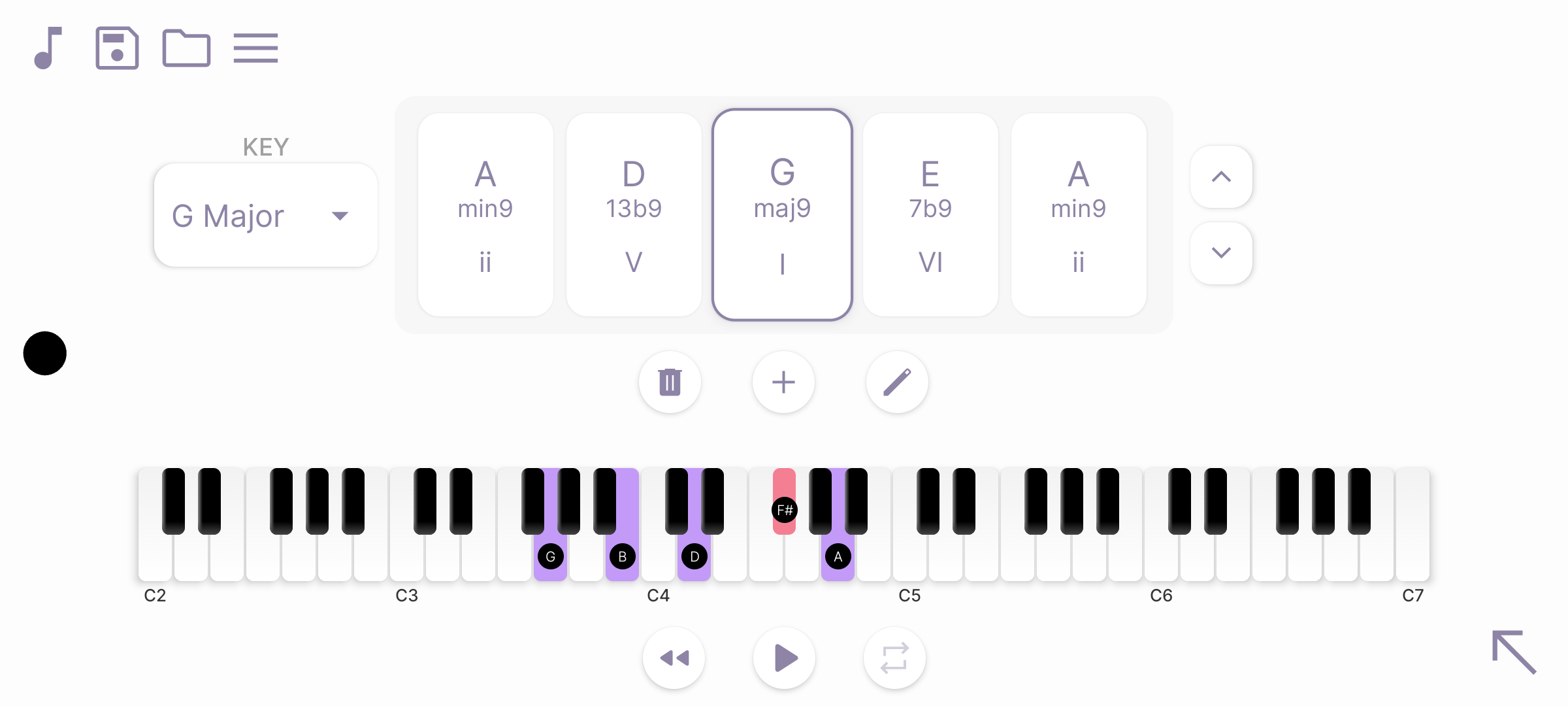 ChordSense screenshot