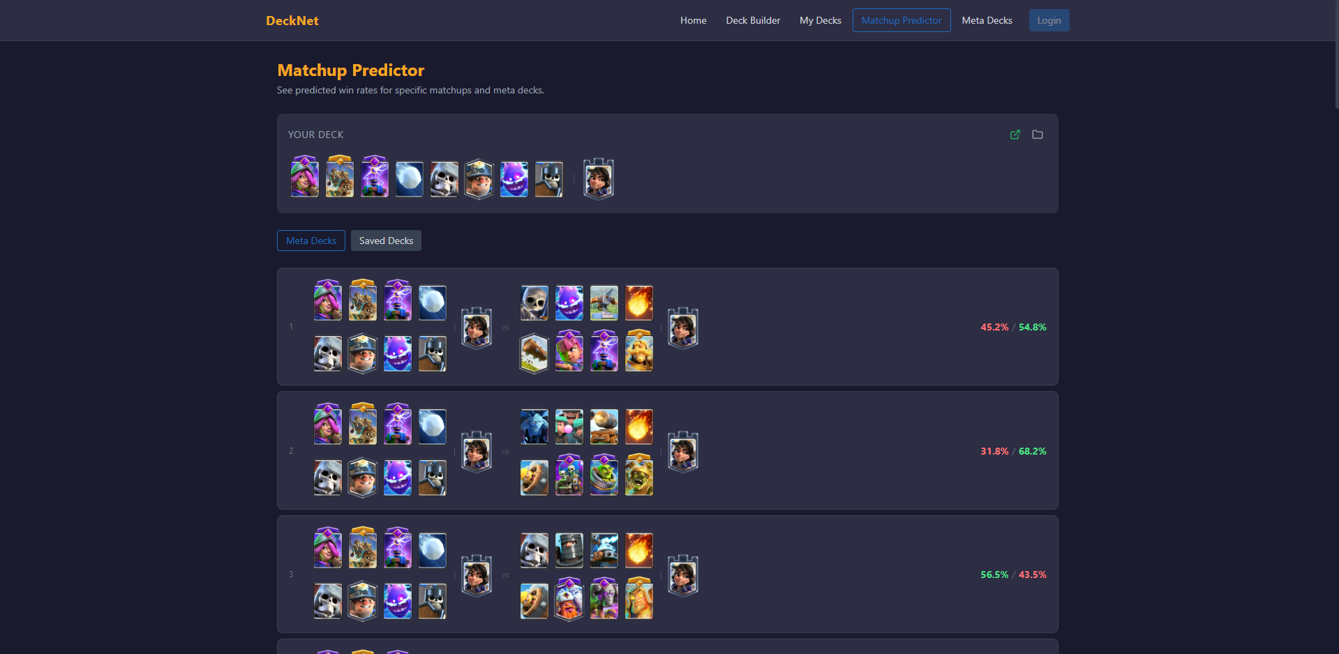 DeckNet screenshot
